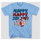 Men's Ren & Stimpy Graphic T-shirt - Light Blue Heather