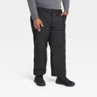 Men's Big Puffer Pants - All In Motion Black