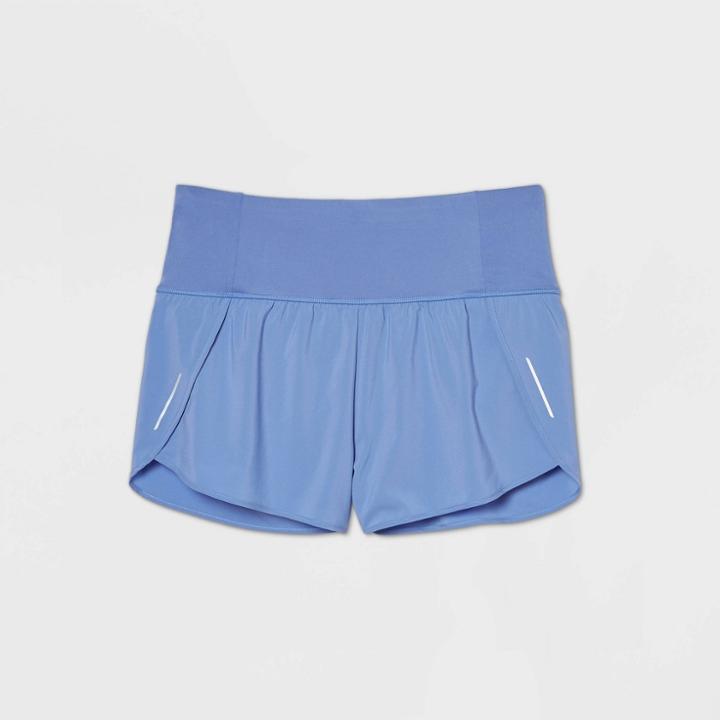 Women's High-rise Premium Run Shorts 3 - All In Motion Indigo S, Women's, Size: