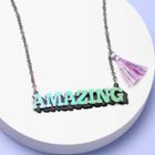 More Than Magic Girls' Iridescent 'amazing' Necklace - More Than