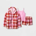 Girls' Sherpa Pajama Set - Art Class Pink