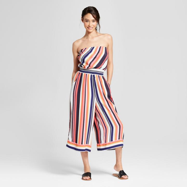 Women's Strapless Cropped Jumpsuit - Xhilaration Cloud