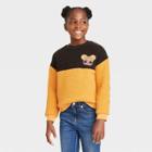 L.o.l. Surprise! Girls' Lol Surprise Faux Shearling Sweatshirt - Yellow