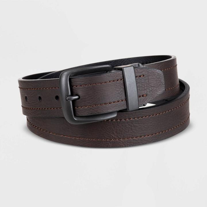 Dickies Men's Reversible Belt - Brown