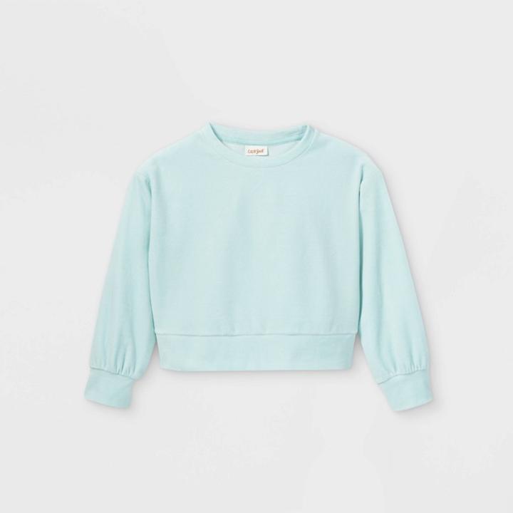 Girls' Velour Pullover Sweatshirt- Cat & Jack