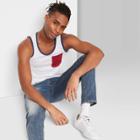 Men's Casual Fit Americana Knit Tank Top - Original Use True White