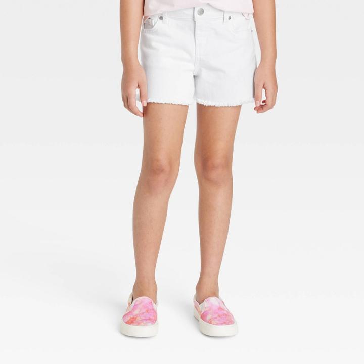 Girls' Jean Shorts - Cat & Jack White