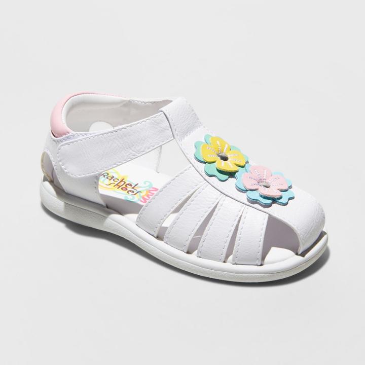 Rachel Shoes Toddler Girls' Rachel Mae Fisherman Sandals - White 10,