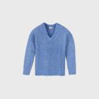 Women's Plus Size V-neck Pullover Sweater - Ava & Viv Blue X