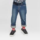 Toddler Boys' Relaxed Straight Jeans - Cat & Jack Medium Blue 18 M, Boy's,