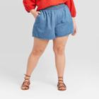 Women's Plus Size Jean Shorts - Universal Thread Blue 1x, Women's,