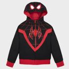 Boys' Marvel Spider-man Reversible Rain Coat - 11-12 - Disney Store, Black/red