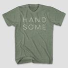 Mad Engine Men's Short Sleeve Sunrays And Sea Graphic T-shirt Green Heather