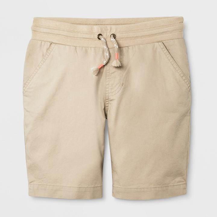 Plus Size Girls' Twill Bermuda Chino Shorts - Cat & Jack Khaki (green)