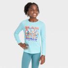 Space Jam Girls' Tune Squad Slam Dunk Long Sleeve Graphic T-shirt - Aqua Green