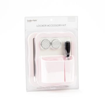 Ubrands 6pc Locker Accessory Kit Ornate Frame Pink -