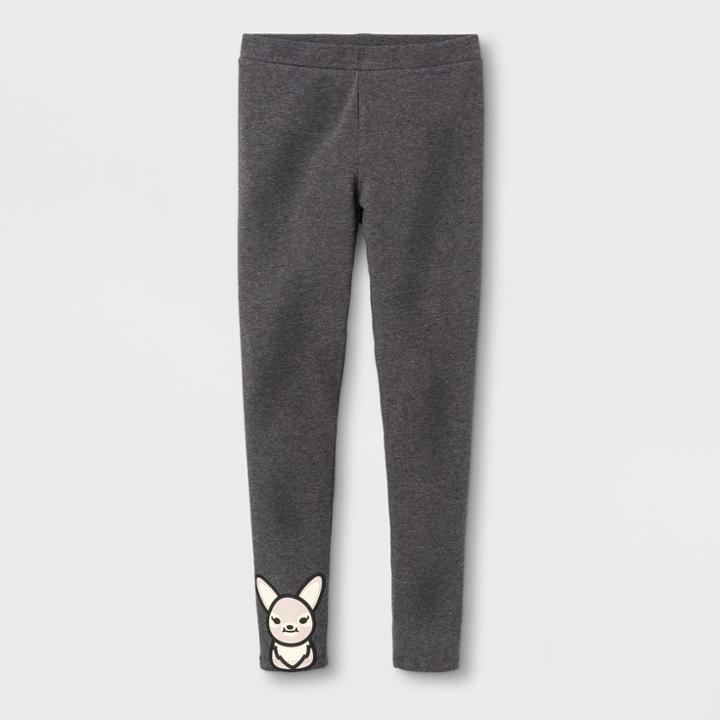 Girls' Toca Boca Leggings - Dark Heather Gray