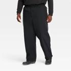 Men's Big & Tall Waterproof Over Pants - All In Motion Black