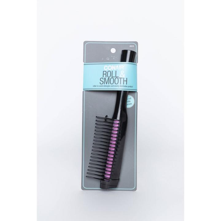 Conair Roll & Smooth Conditioning Comb, Black