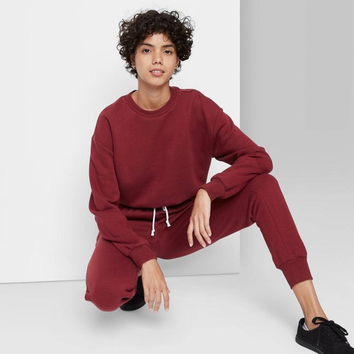 Women's Sweatshirt - Wild Fable Burgundy