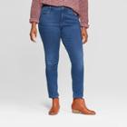 Women's Plus Size Adaptive Skinny Ankle Jeans - Universal Thread Medium Wash