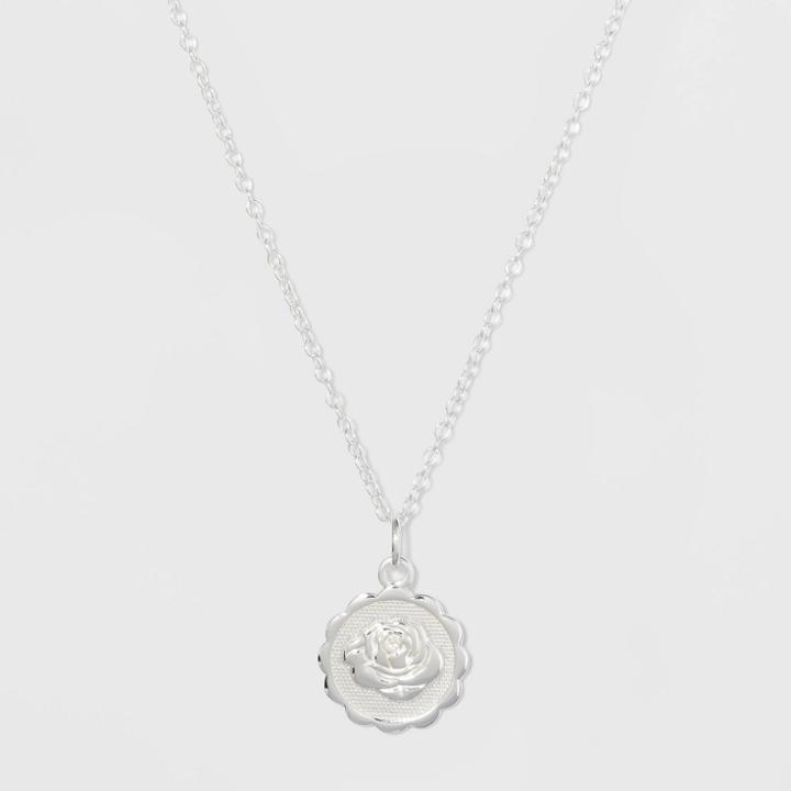 Target Sterling Silver Grandma Medallion Necklace -