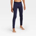 Boys' Fitted Performance Tights - All In Motion Navy Xs, Boy's, Blue