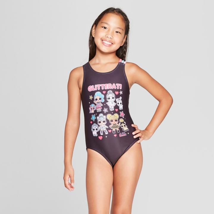 L.o.l. Surprise! Girls' My Little Pony One Piece Swimsuit - Blue