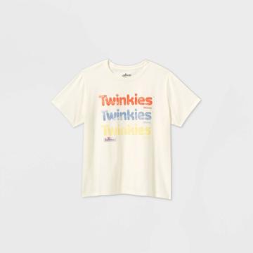 Hostess Women's Twinkies Short Sleeve Graphic T-shirt White