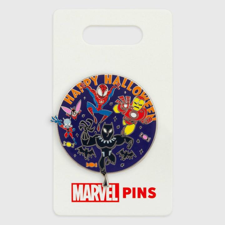 Kids' Marvel Halloween Pin - Disney Store, Black/nickel