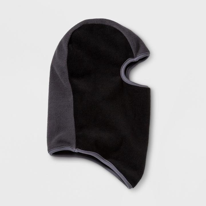 Grand Sierra Toddler Boys' Sport Fleece Balaclava - Black/gray 8-12, Size: 8-16, Black Gray