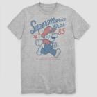 Men's Nintendo Super Mario Short Sleeve Graphic T-shirt - Gray