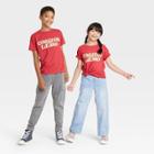 Jzd Latino Heritage Month Kids' Gender Inclusive Corazon Latino Short Sleeve T-shirt - Heather Red
