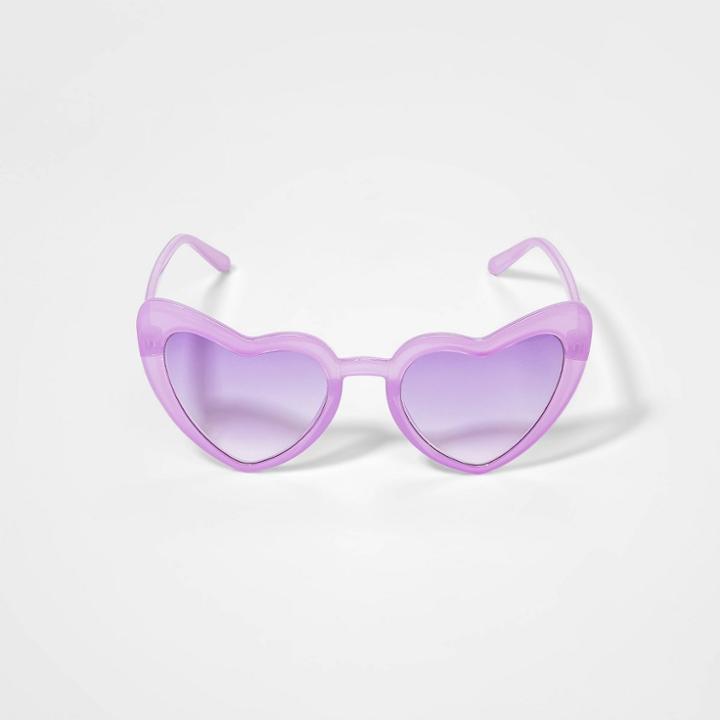 Kids' Heart Sunglasses - Cat & Jack Purple