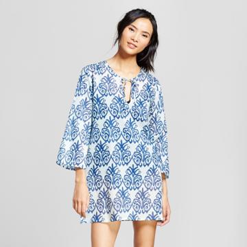 Flora By Rockflowerpaper Rock Flower Paper Women's Beach Tunic - Navy