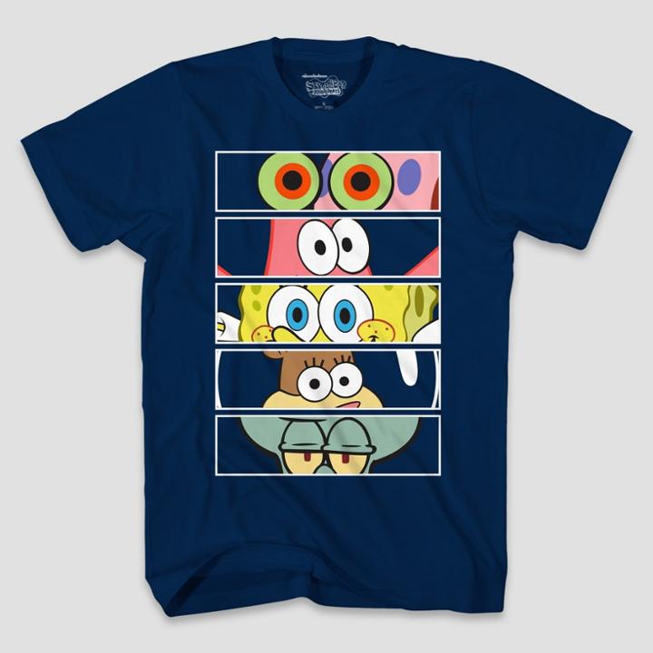 Men's Nickelodeon Short Sleeve Graphic T-shirt Navy