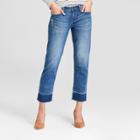 Women's Drop Hem Crop Jeans - Crafted By Lee Medium Wash