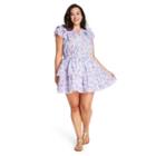 Women's Plus Size Lou Double Ruffle Dress - Loveshackfancy For Target Lavender Purple
