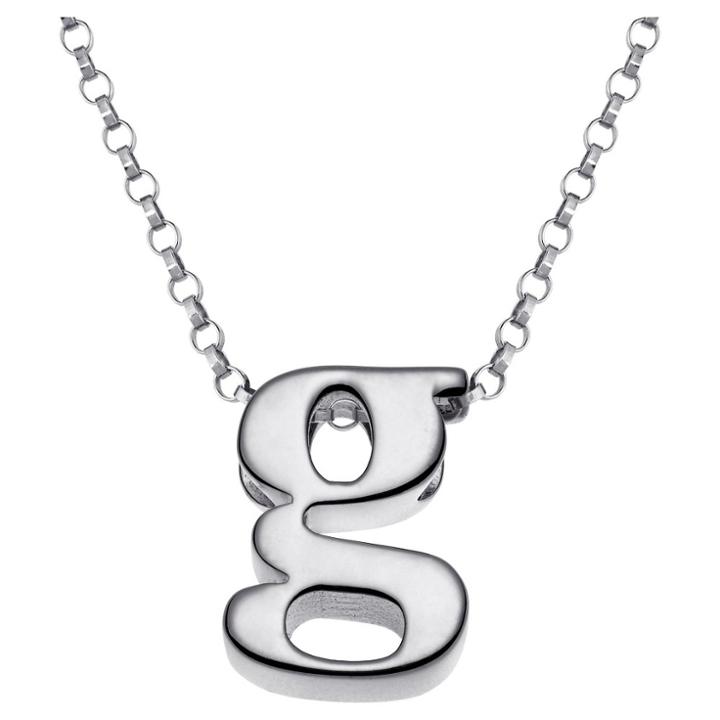 Distributed By Target Women's Sterling Silver 'g' Initial Charm Pendant -