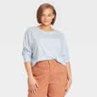 Women's Plus Size Long Sleeve T-shirt - A New Day