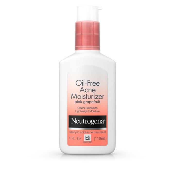 Neutrogena Oil-free Acne Moisturizer Pink Grapefruit - 4oz, Adult Unisex