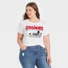 Modern Lux Women's Plus Size The Goonies Short Sleeve Graphic T-shirt - White