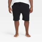 Men's Big & Tall 9 Knit Pajama Shorts - Goodfellow & Co Black