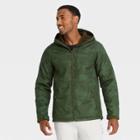 Men's Camo Print Softshell Sherpa Jacket - All In Motion Olive Green