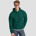 Hanes Men's Ecosmart Fleece Pullover Hooded Sweatshirt - Forest (green)