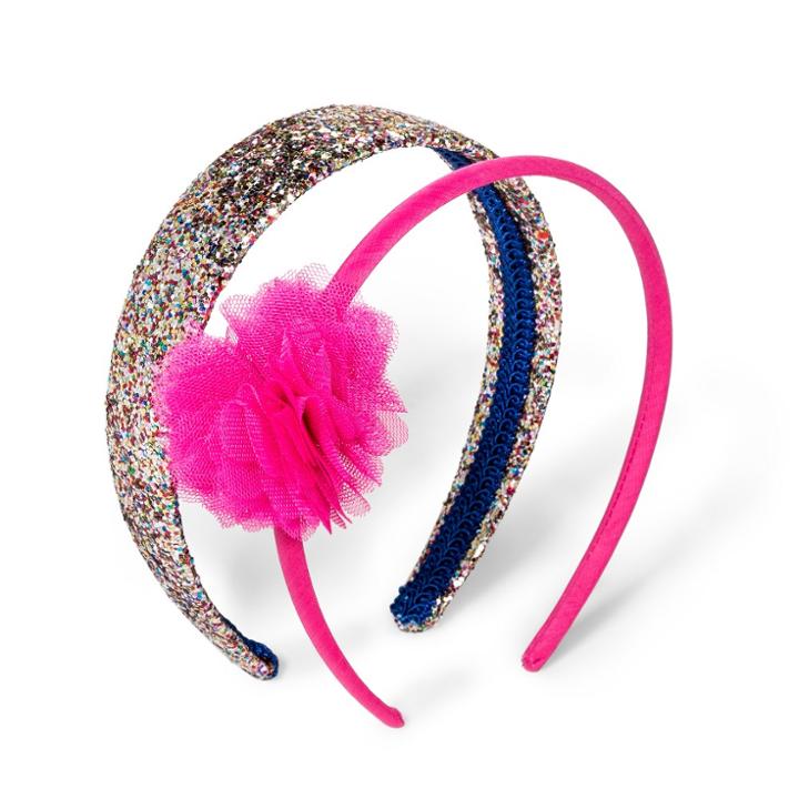 Girls' 2pk Flower Headbands - Cat & Jack,