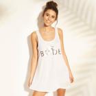 Women's Bride Graphic Cover Up - Xhilaration White