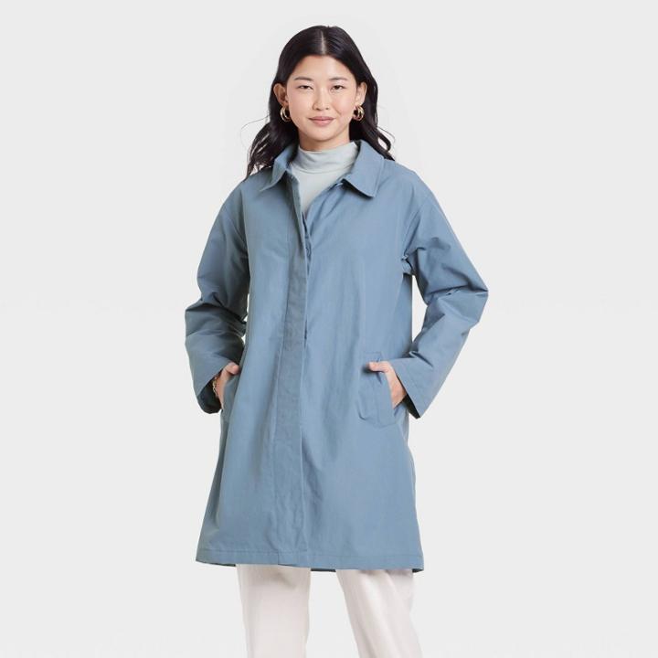 Women's Rain Jacket - A New Day Blue