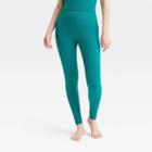 Women's Rib Seamless High-rise Leggings - All In Motion Aqua Green