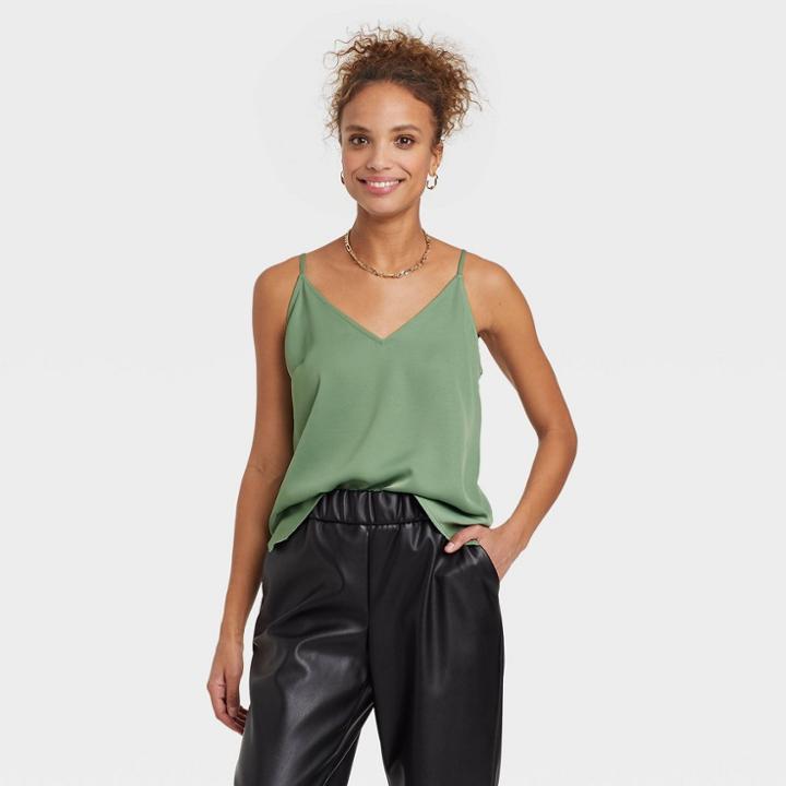 Women's Cami - A New Day Green